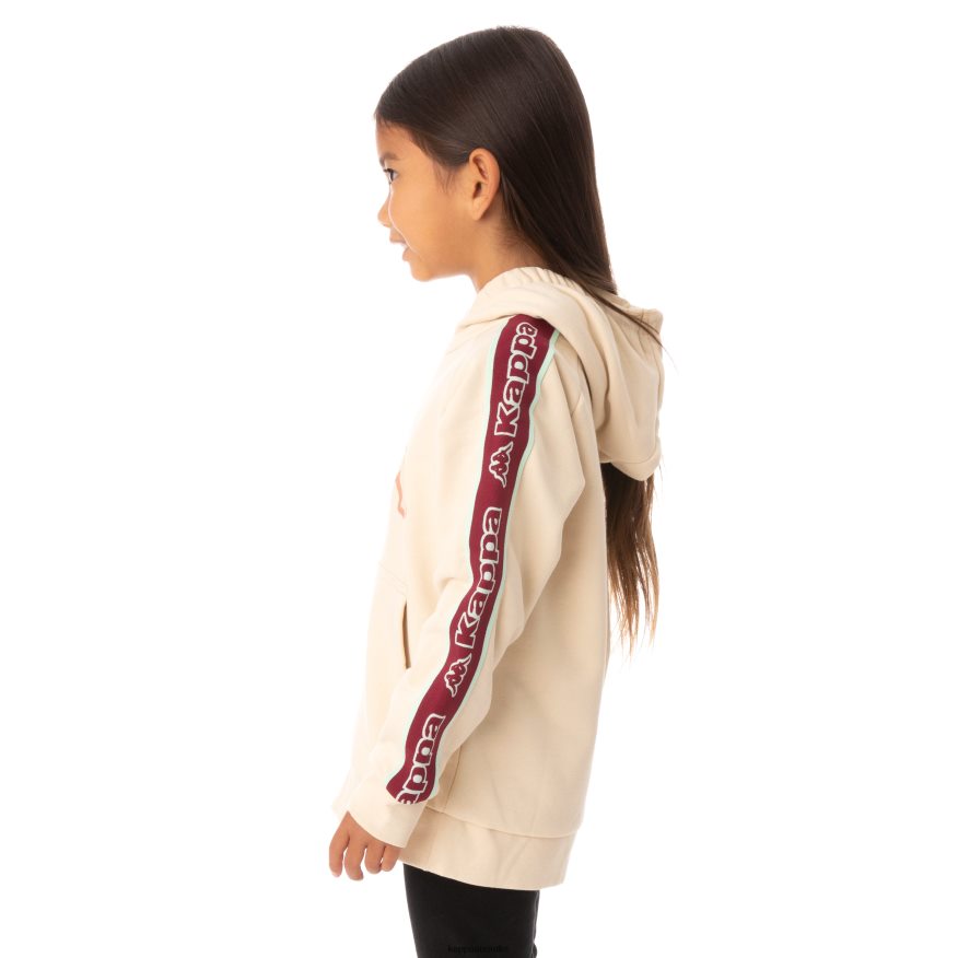 Kappa Kids Kids Logo Tape Apet 2 Hoodie Beige R0HPN8546