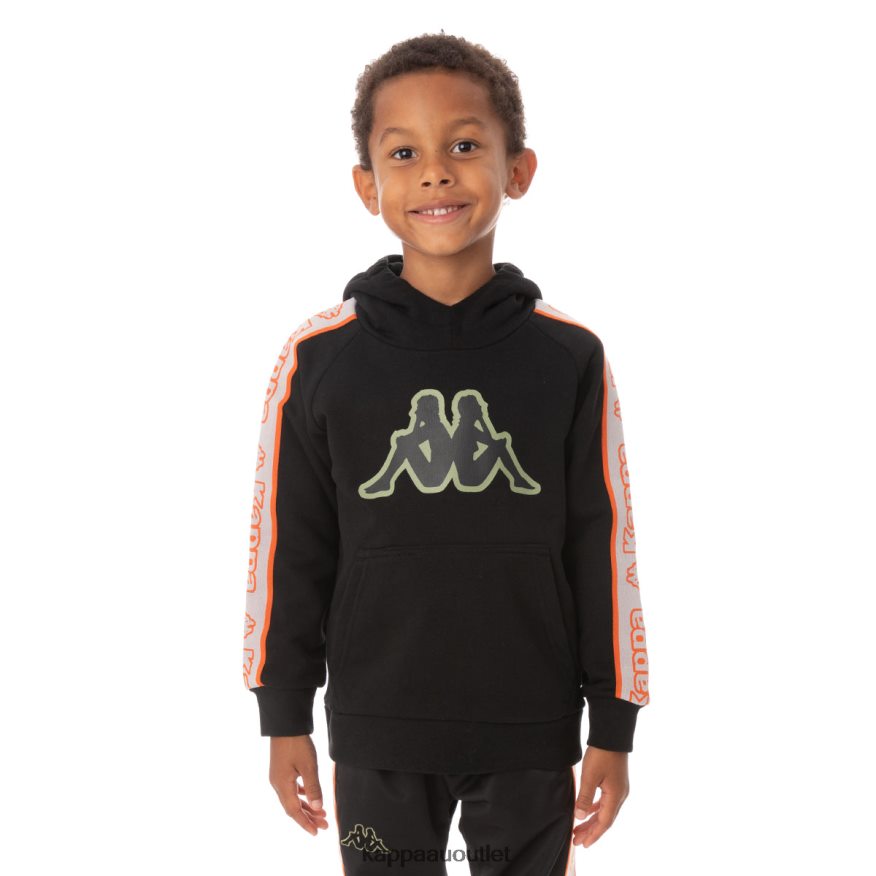 Kappa Kids Kids Logo Tape Apet 2 Hoodie Black R0HPN8547
