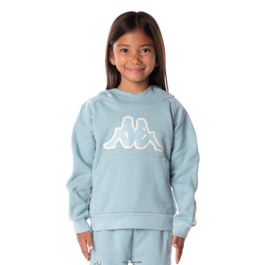 Kappa Kids Kids Logo Tape Apet 2 Hoodie Light Blue R0HPN8511