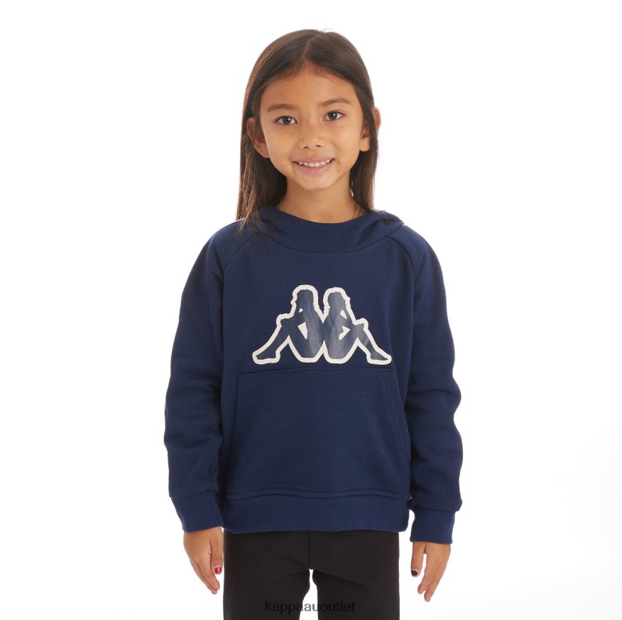 Kappa Kids Kids Logo Tape Apet 2 Hoodie Navy R0HPN8538