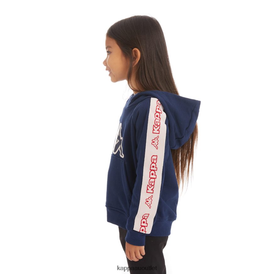 Kappa Kids Kids Logo Tape Apet 2 Hoodie Navy R0HPN8538