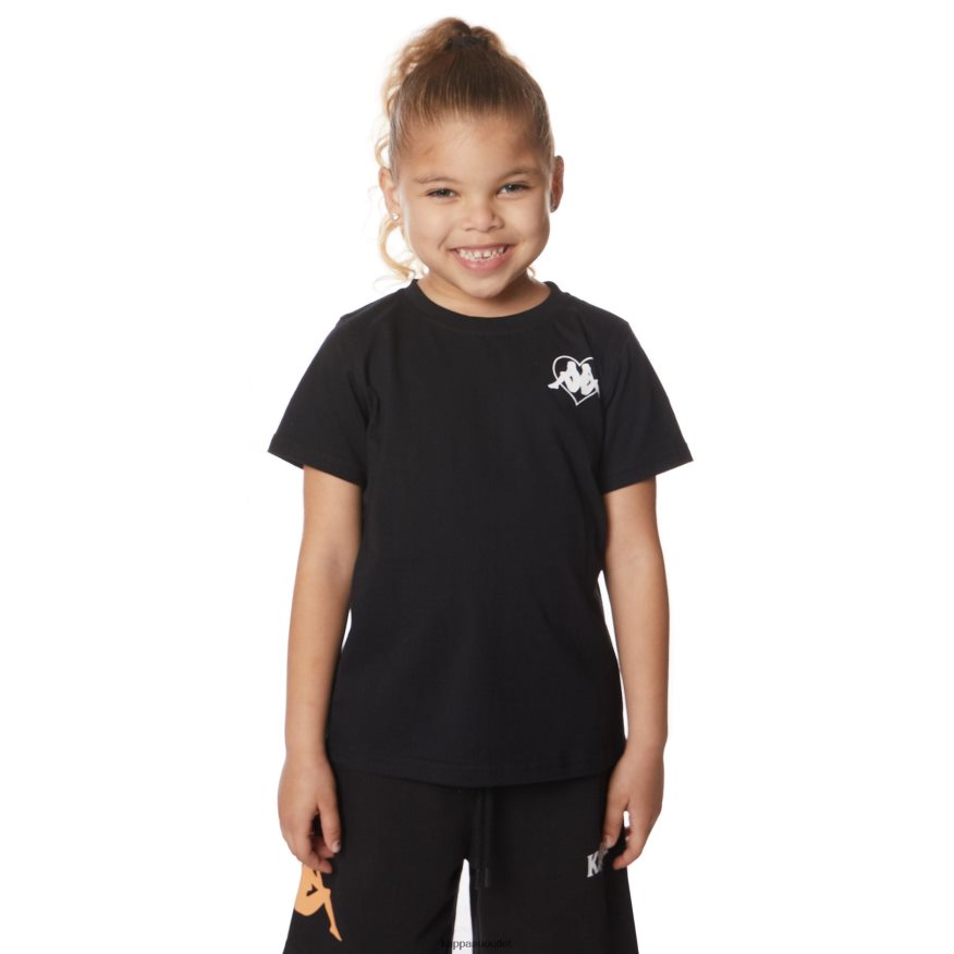 Kappa Kids Kids Authentic Bytom T-Shirt Black Jet R0HPN8642