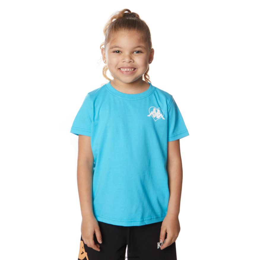 Kappa Kids Kids Authentic Bytom T-Shirt Turquoise R0HPN8647