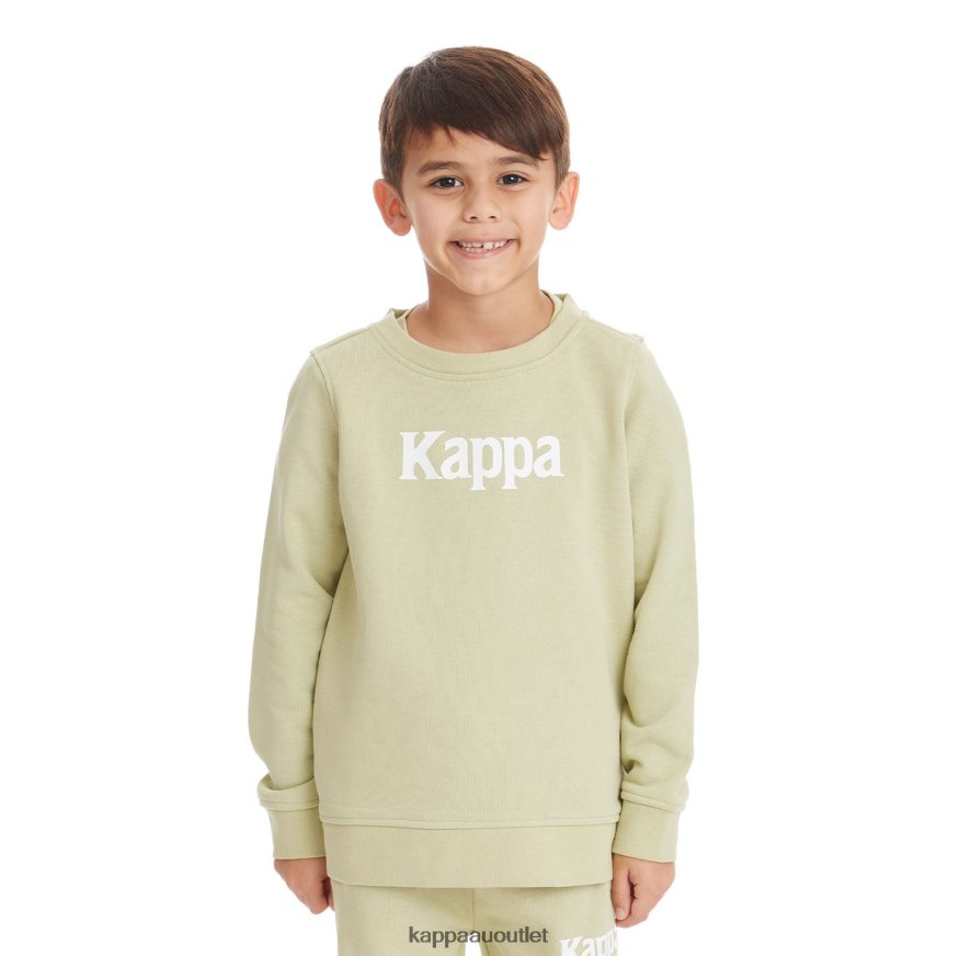 Kappa Kids Kids Authentic Emmen Sweatshirt Green Sage R0HPN8634