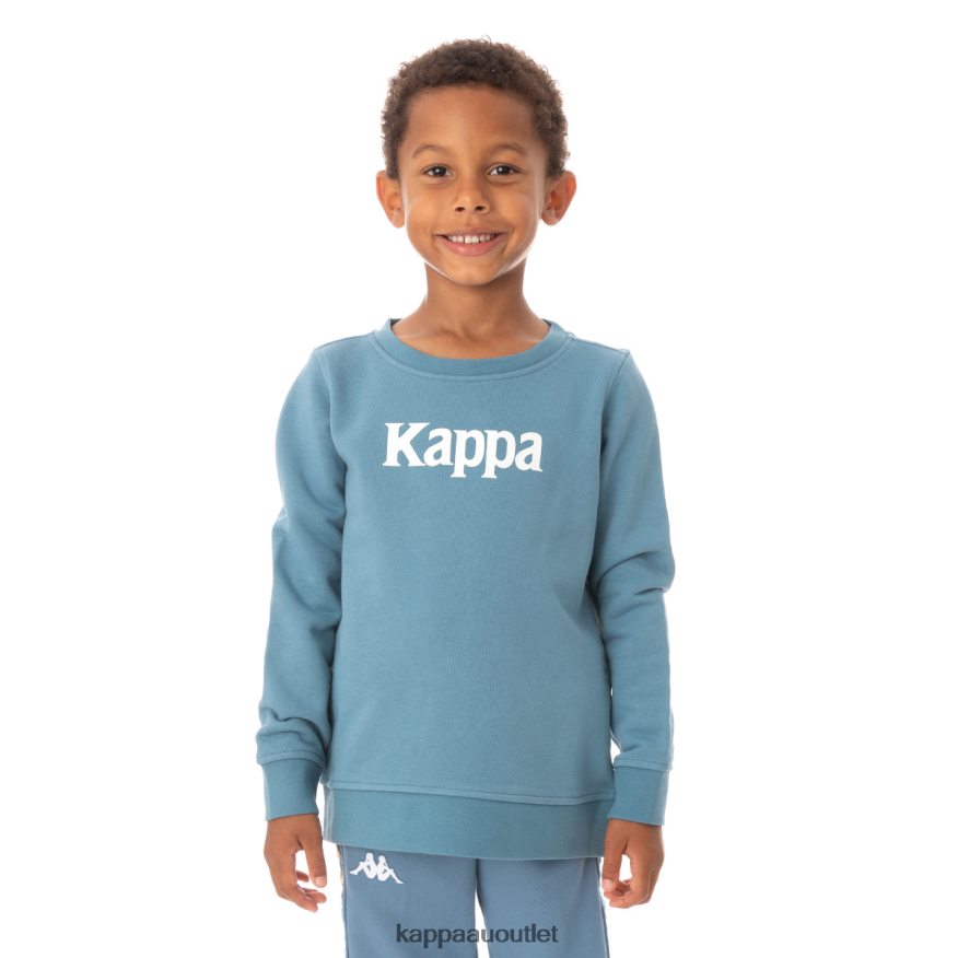 Kappa Kids Kids Authentic Emmen Sweatshirt Light Blue R0HPN8636
