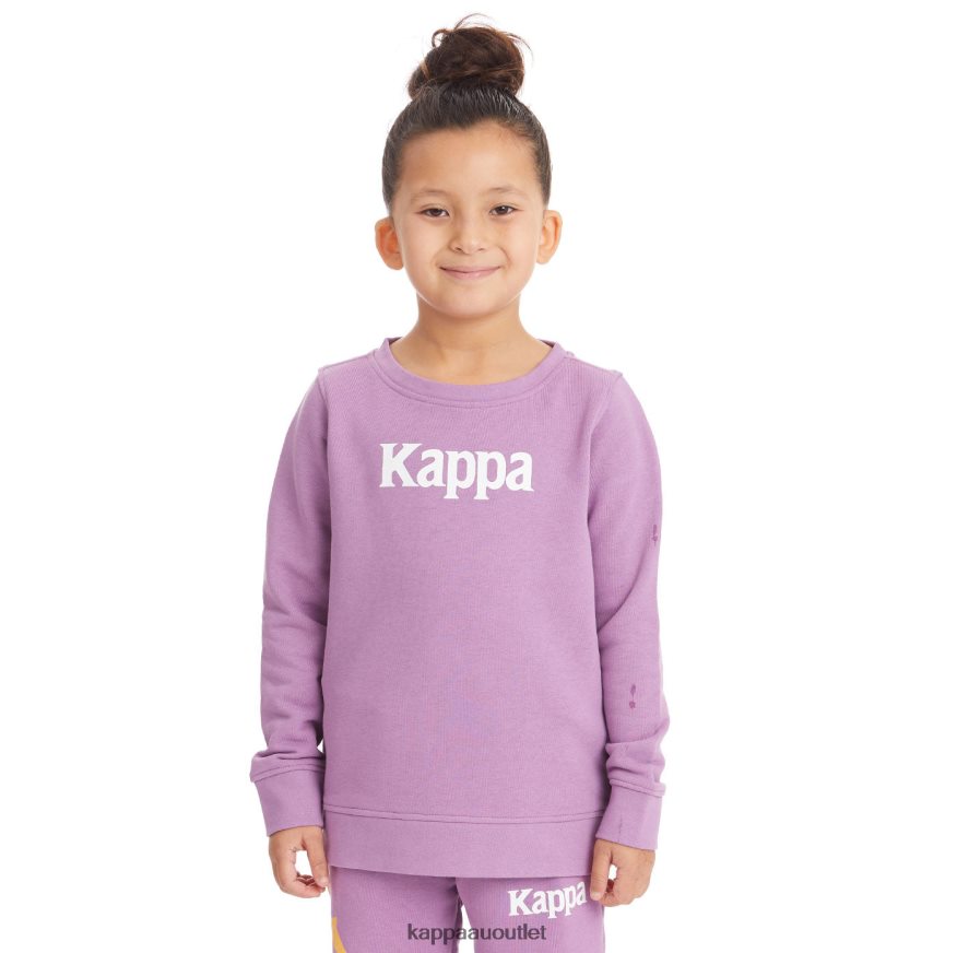 Kappa Kids Kids Authentic Emmen Sweatshirt Violet Lavender R0HPN8635