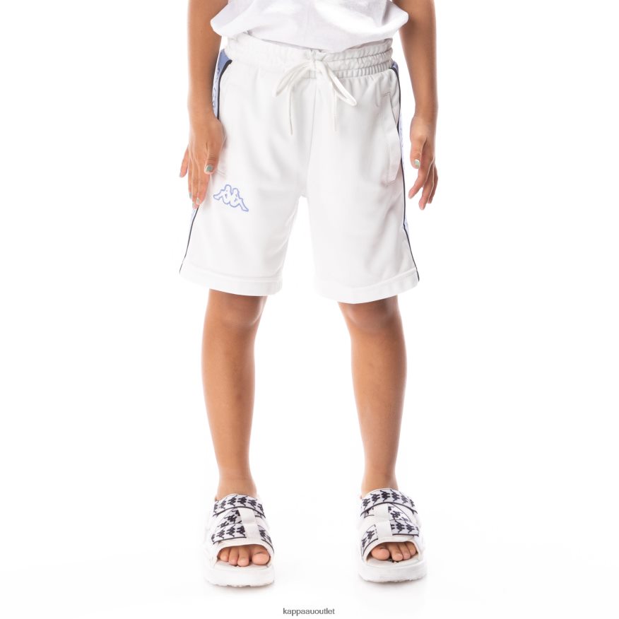 Kappa Kids Kids Logo Tape Aedi 2 Shorts White Blue R0HPN8619