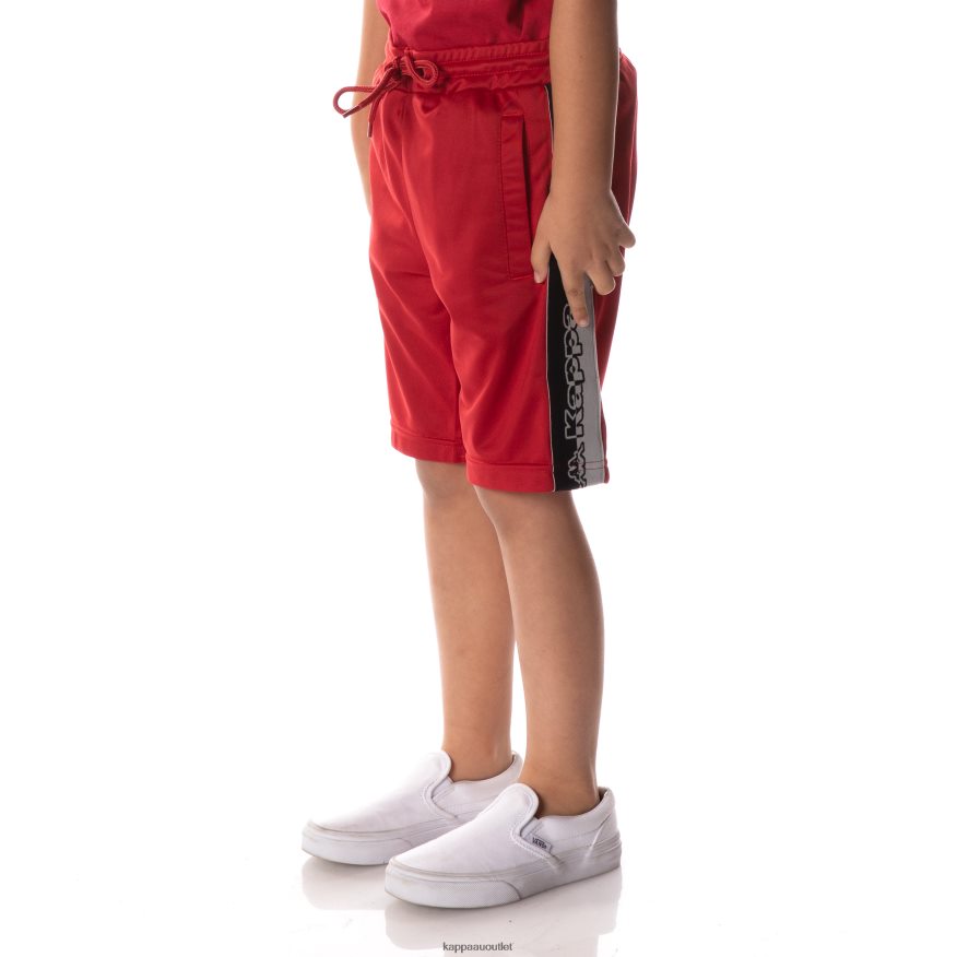 Kappa Kids Logo Tape Daedi Shorts Red R0HPN8630