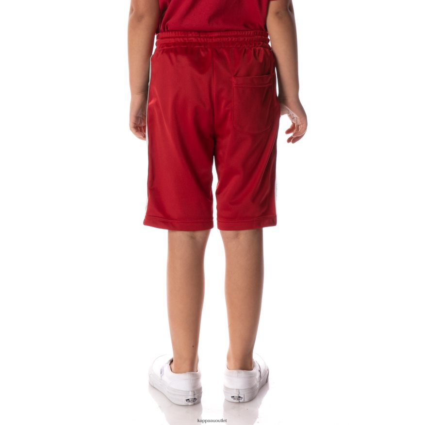 Kappa Kids Logo Tape Dasved Shorts Red R0HPN8629