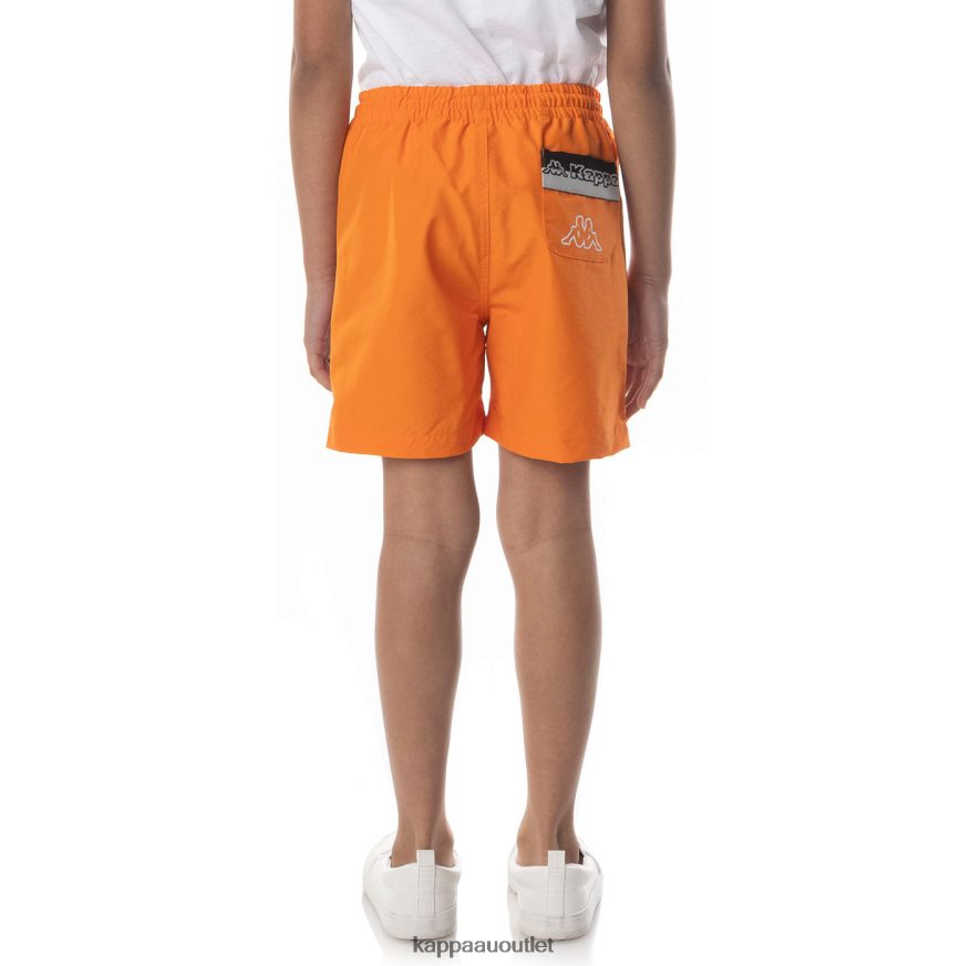 Kappa Kids Logo Tape Dolm Shorts Orange R0HPN8624