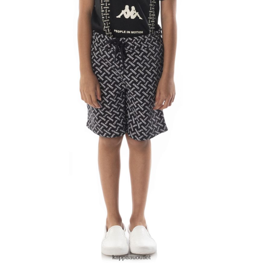 Kappa Kids Kids Authentic Plimmo Shorts Black Smoke Sand R0HPN8796