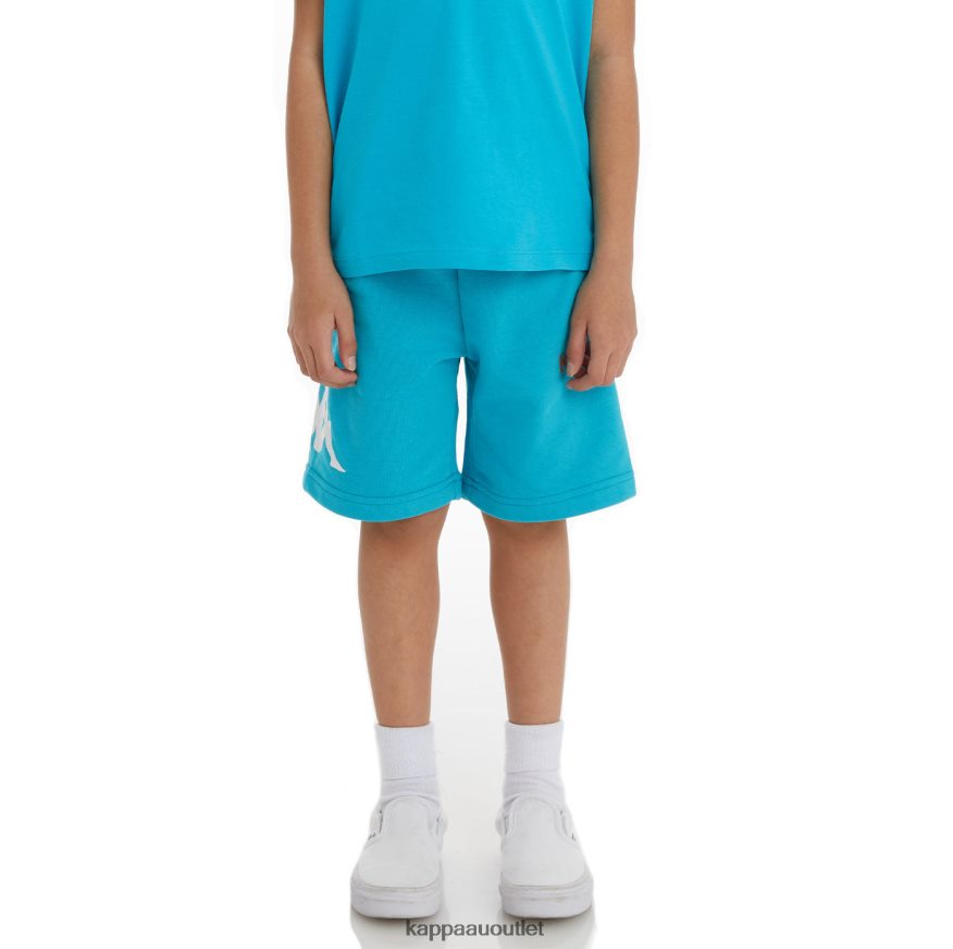 Kappa Kids Kids Authentic Sangone Shorts Dark Aqua R0HPN8809