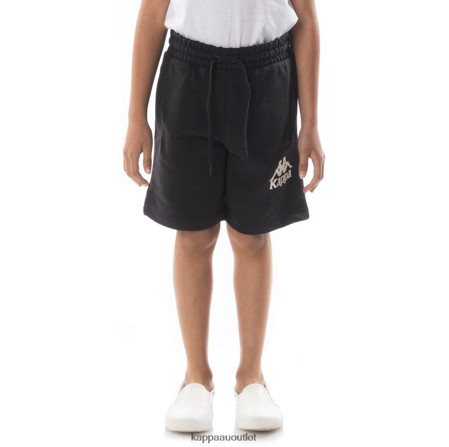 Kappa Kids Kids Authentic Uppsala Shorts Black Smoke Sand R0HPN8800