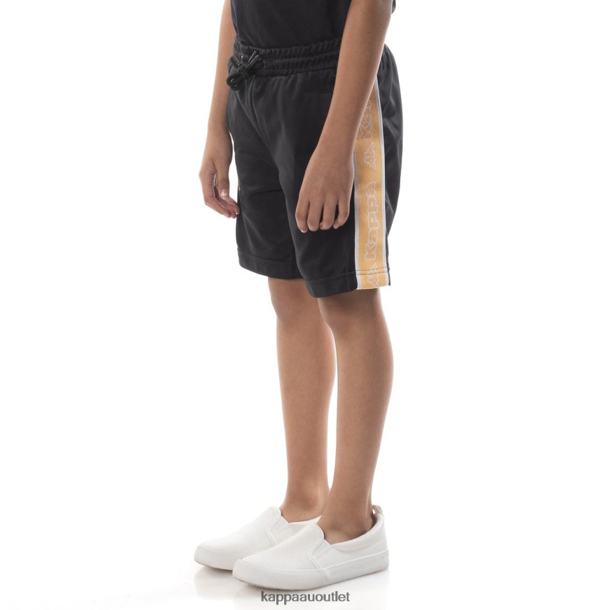 Kappa Kids Kids Logo Tape Aedi 2 Shorts Black Smoke Orange R0HPN8793
