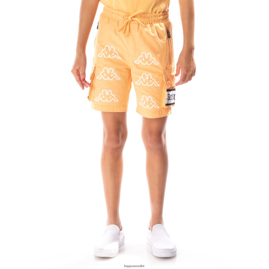 Kappa Kids Kids Logo Tape Esso Cargo Shorts Light Orange R0HPN8791