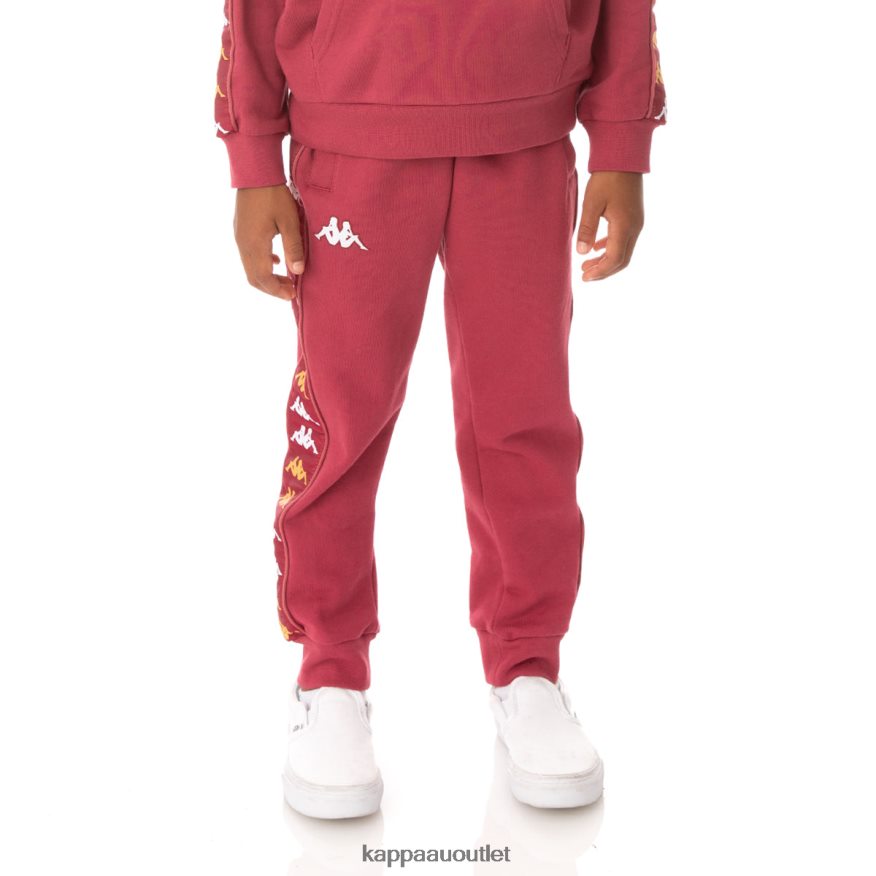 Kappa Kids Kids 222 Banda Alanzin Sweatpants Burgundy R0HPN8602