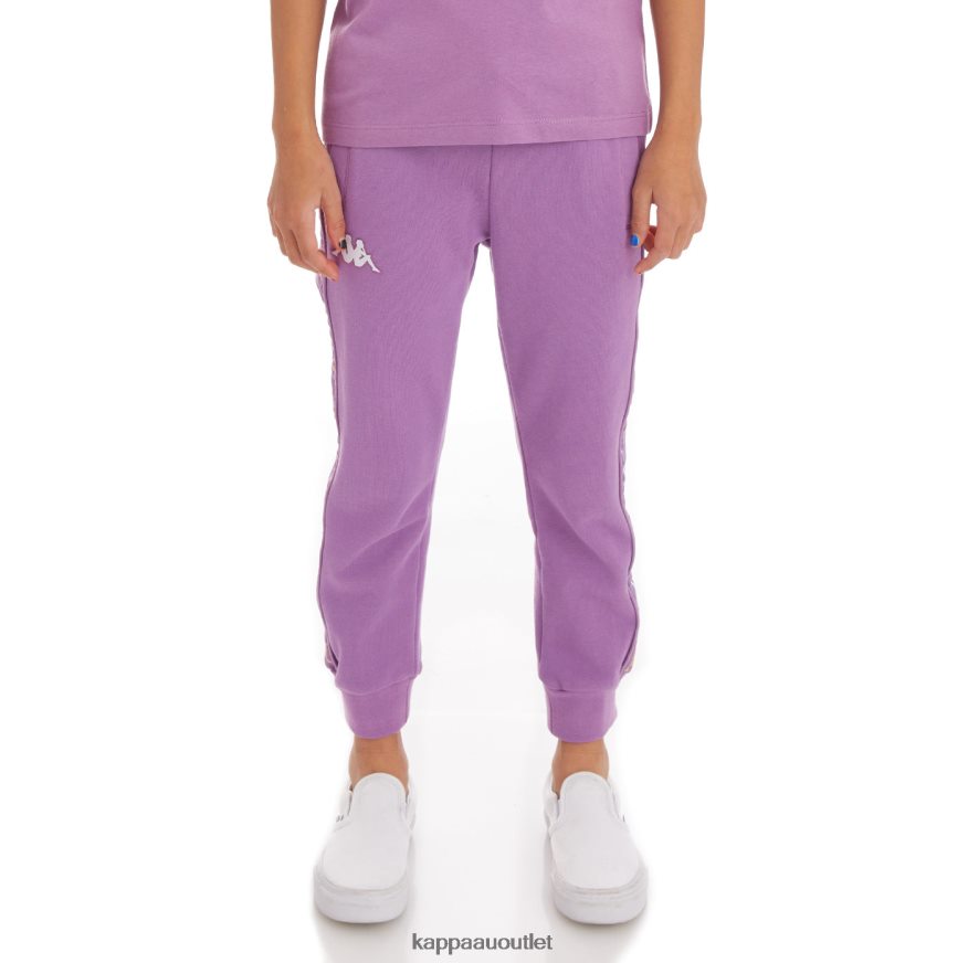Kappa Kids Kids 222 Banda Alanzin Sweatpants Violet Lavender R0HPN8592