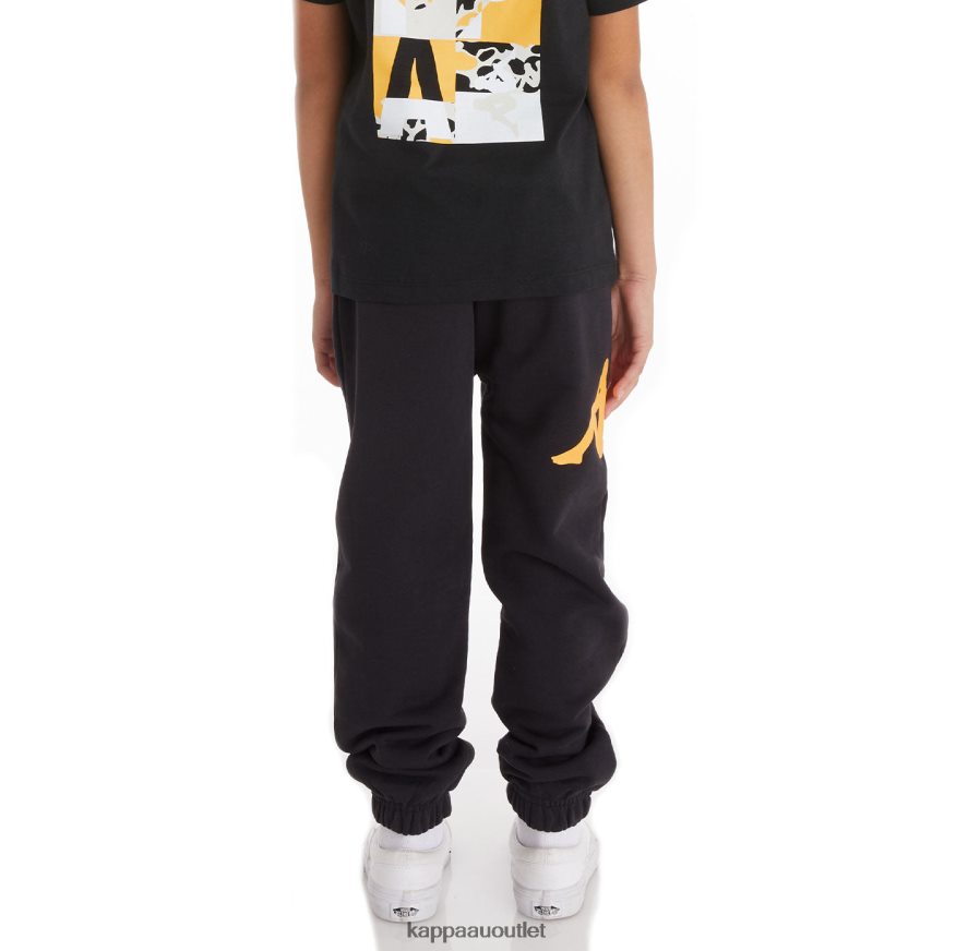 Kappa Kids Kids Authentic Coevorden Sweatpants Black Smoke R0HPN8582