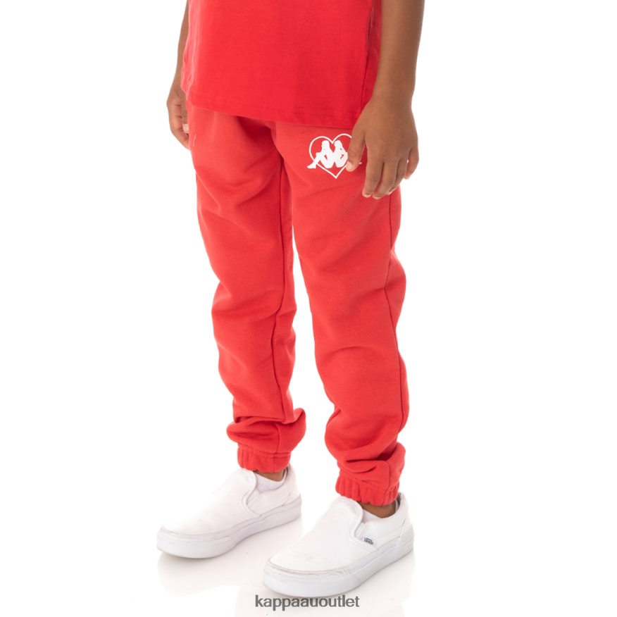 Kappa Kids Kids Authentic Love Katowice Sweatpants Red R0HPN8609