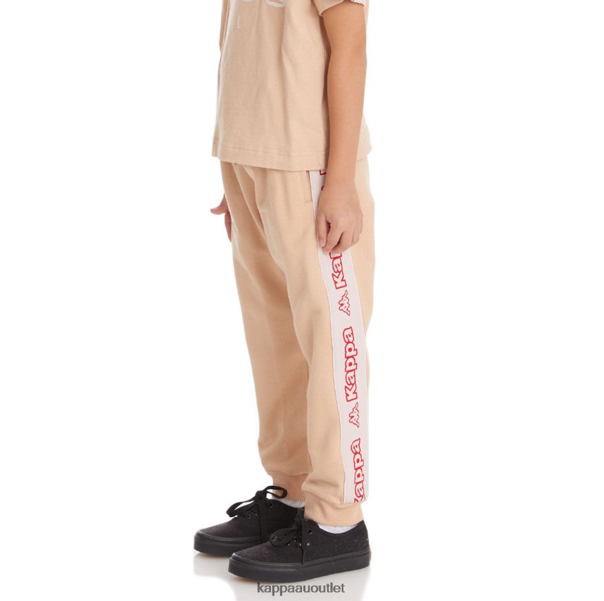 Kappa Kids Kids Logo Tape Anira 2 Sweatpants Beige R0HPN8588