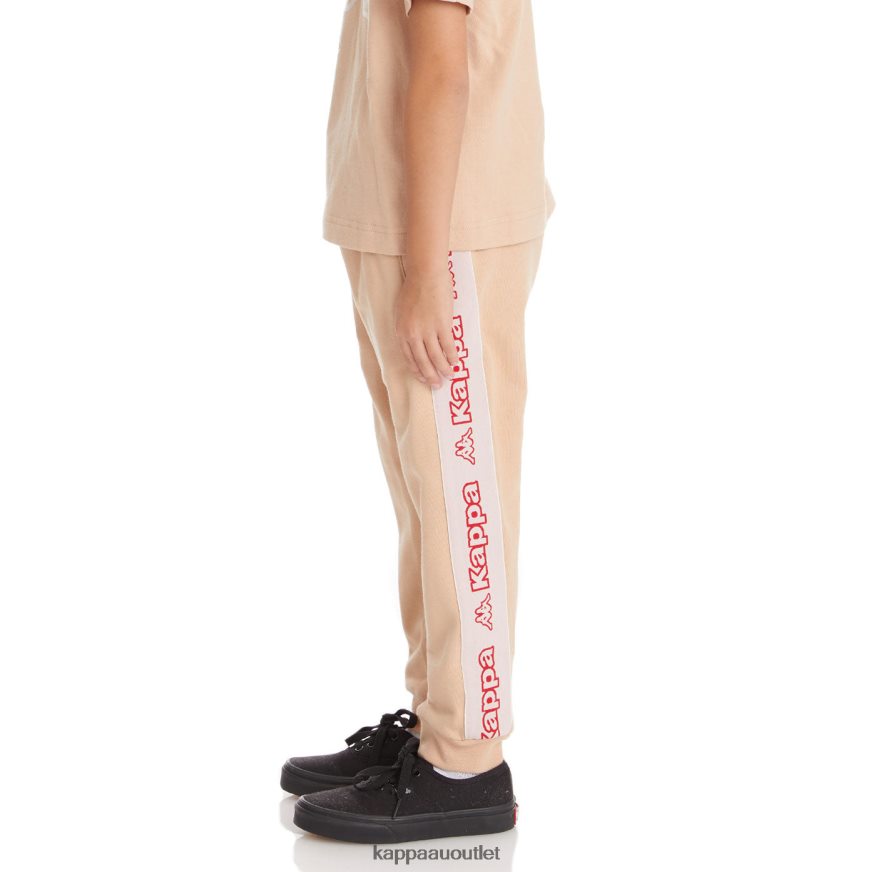 Kappa Kids Kids Logo Tape Anira 2 Sweatpants Beige R0HPN8588