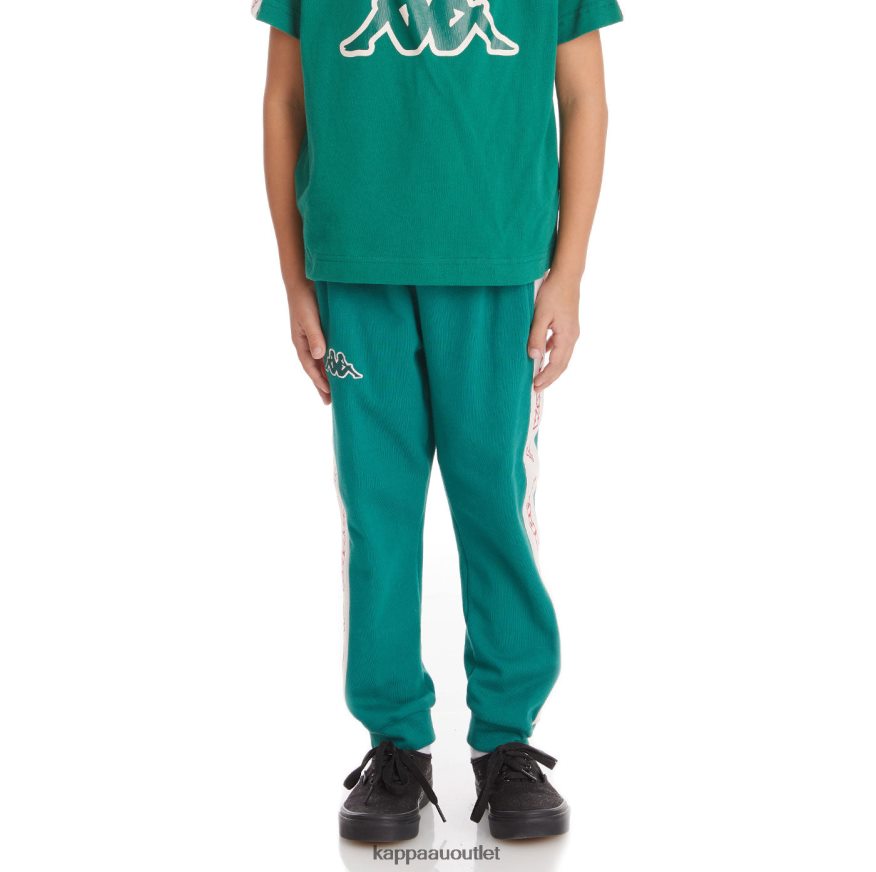 Kappa Kids Kids Logo Tape Anira 2 Sweatpants Dark Green R0HPN8596