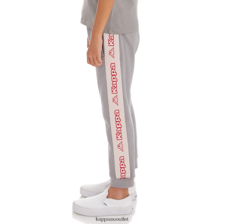 Kappa Kids Kids Logo Tape Anira 2 Sweatpants Grey R0HPN8597