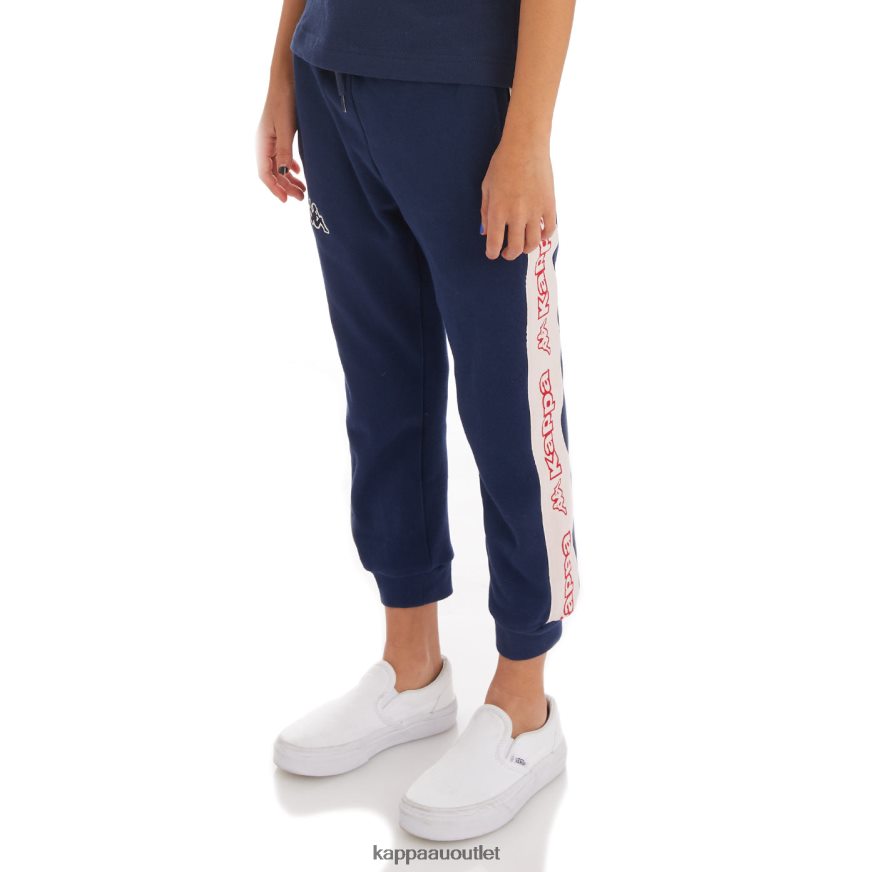 Kappa Kids Kids Logo Tape Anira 2 Sweatpants Navy R0HPN8598
