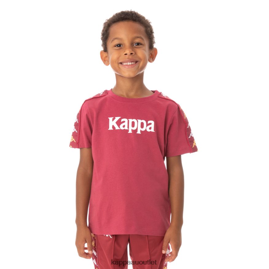 Kappa Kids Kids 222 Banda Bendocin T-Shirt Burgundy R0HPN8765