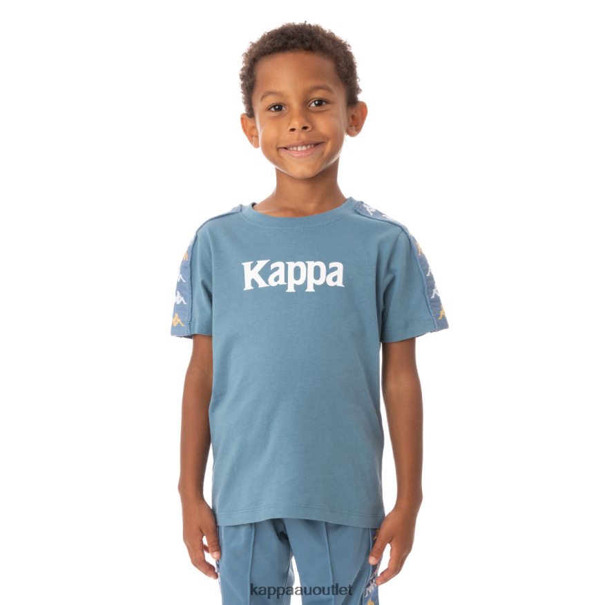 Kappa Kids Kids 222 Banda Bendocin T-Shirt Light Blue R0HPN8764