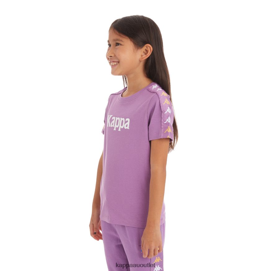 Kappa Kids Kids 222 Banda Bendocin T-Shirt Violet Lavender R0HPN8747