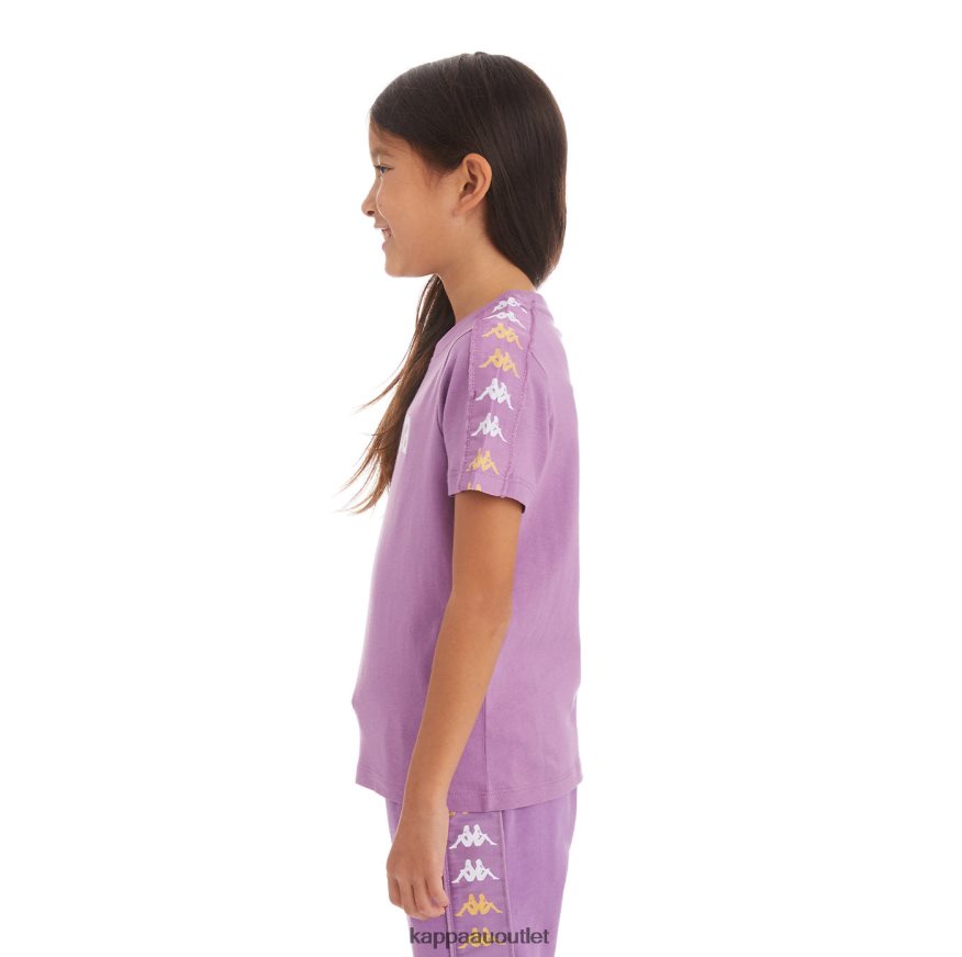 Kappa Kids Kids 222 Banda Bendocin T-Shirt Violet Lavender R0HPN8747