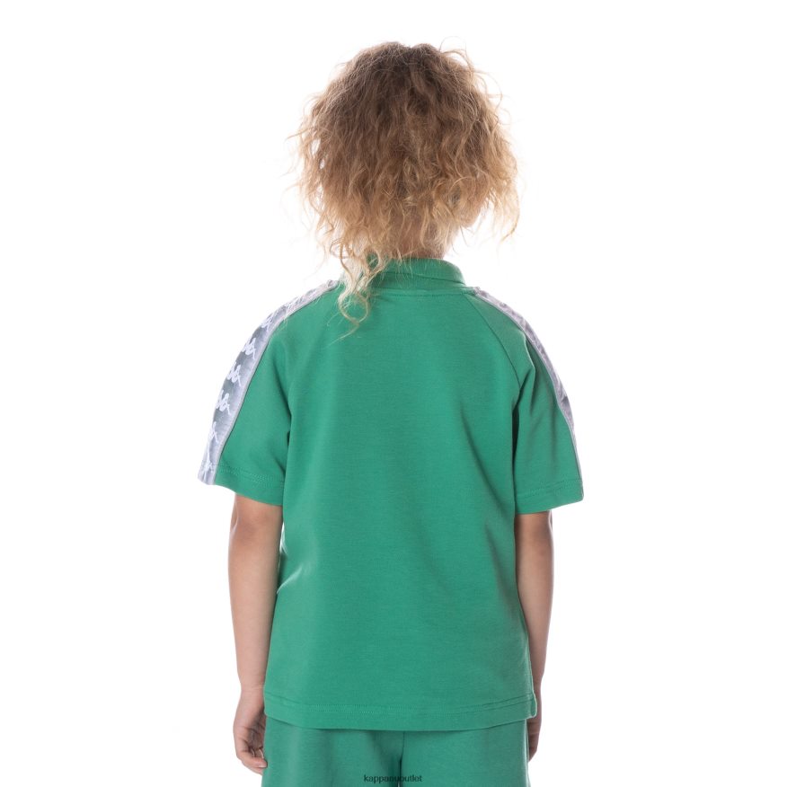Kappa Kids Kids 222 Banda Calgar Polo GREEN R0HPN8652