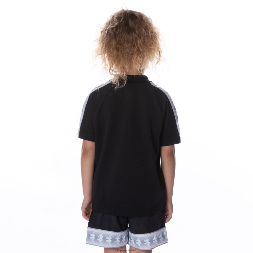 Kappa Kids Kids 222 Banda Calgar Polo Jet Black R0HPN8653