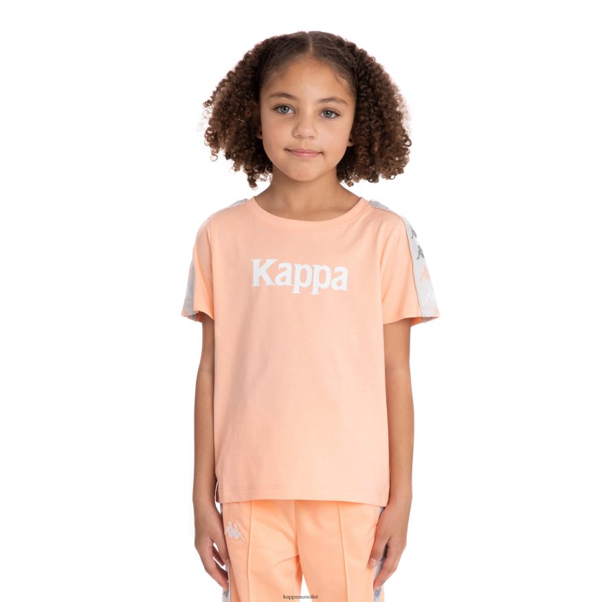 Kappa Kids Kids 222 Banda Deto 2 T-Shirt Peach R0HPN8731