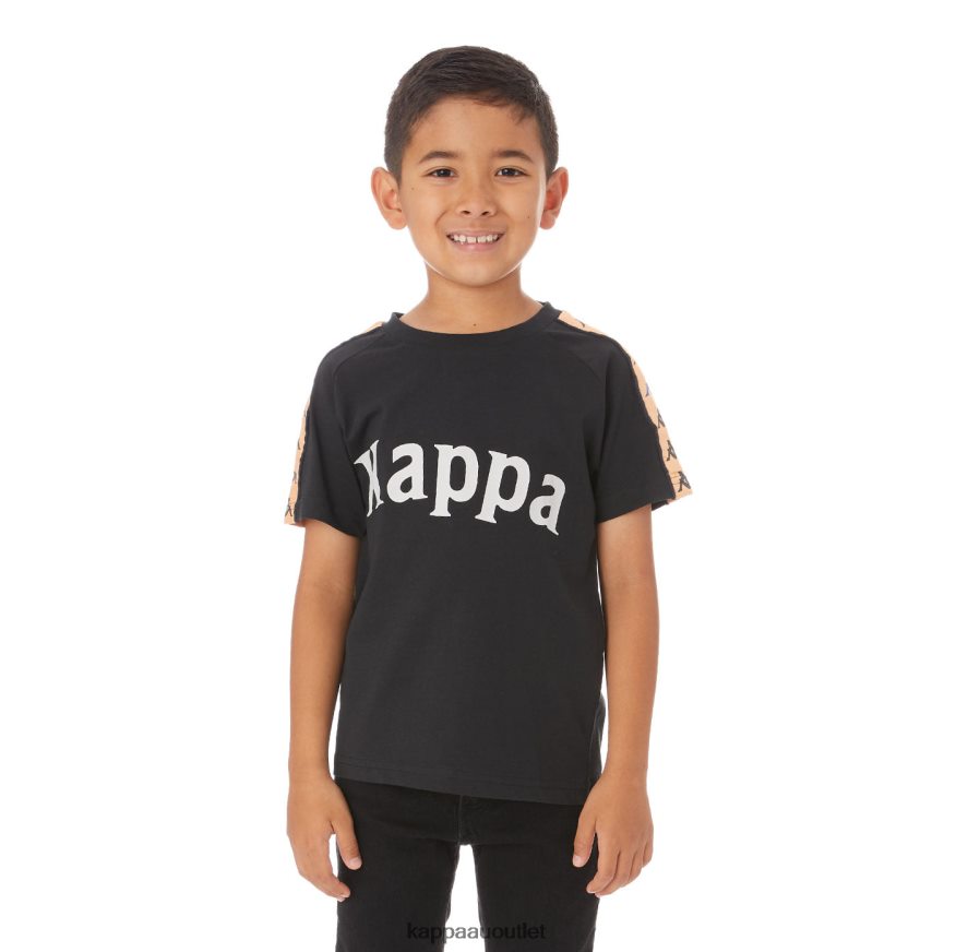 Kappa Kids Kids 222 Banda Deto T-Shirt Black R0HPN8779