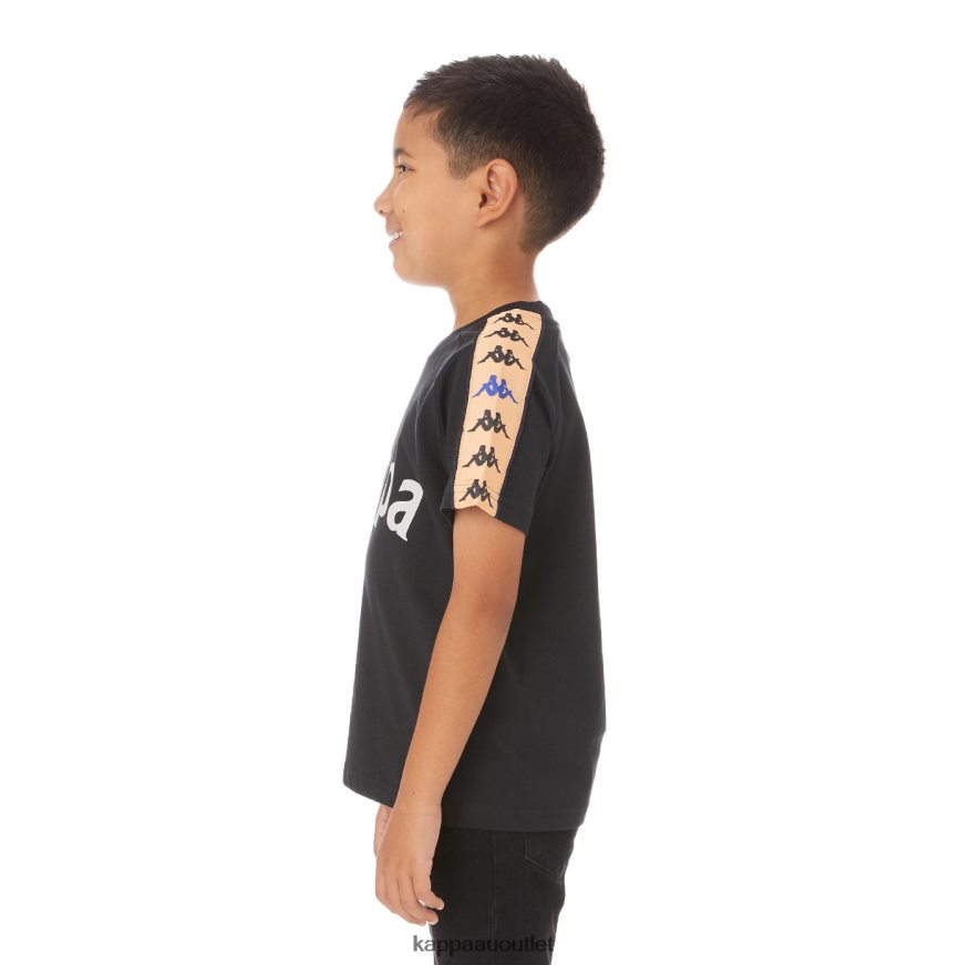 Kappa Kids Kids 222 Banda Deto T-Shirt Black R0HPN8779