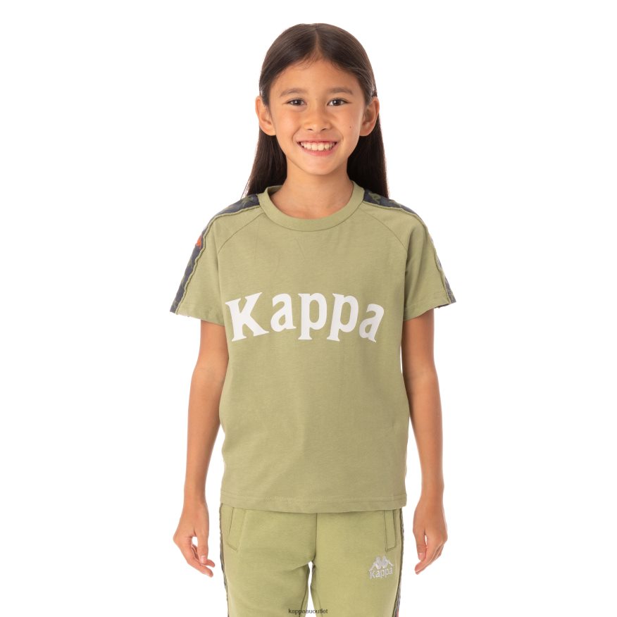 Kappa Kids Kids 222 Banda Deto T-Shirt Green Salvia R0HPN8777