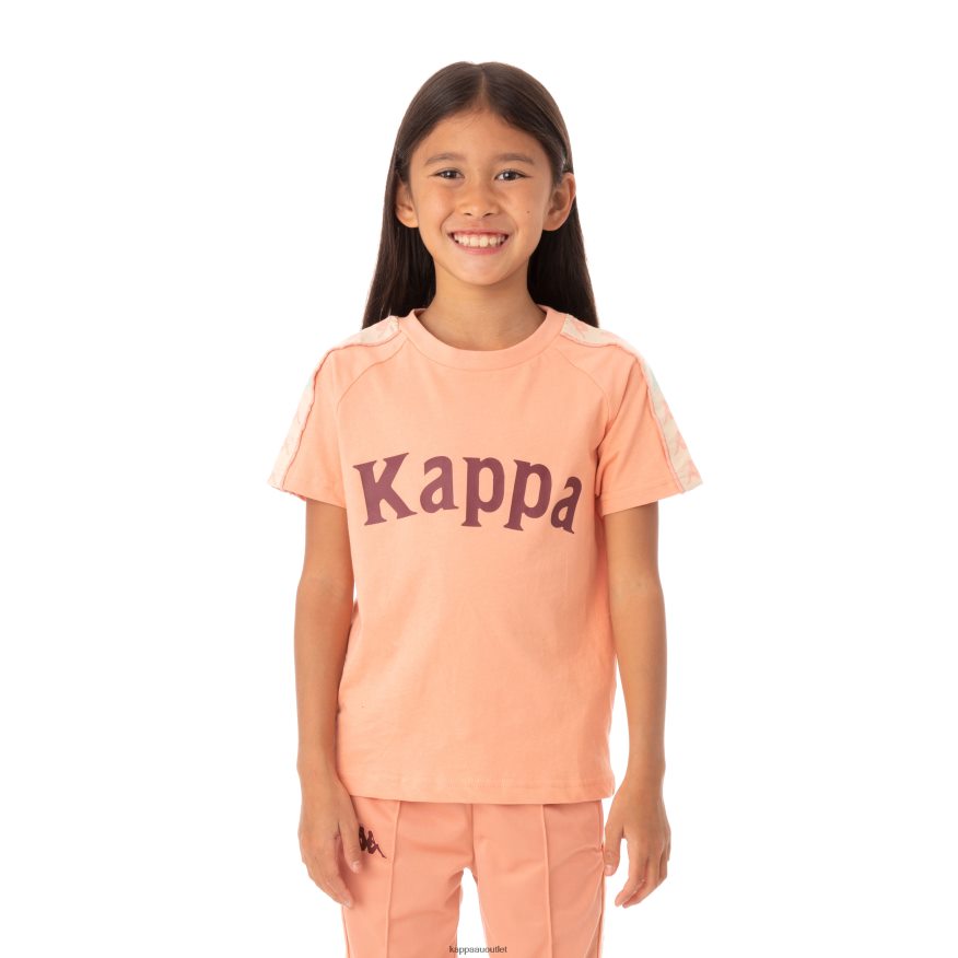 Kappa Kids Kids 222 Banda Deto T-Shirt Pink Coral R0HPN8778