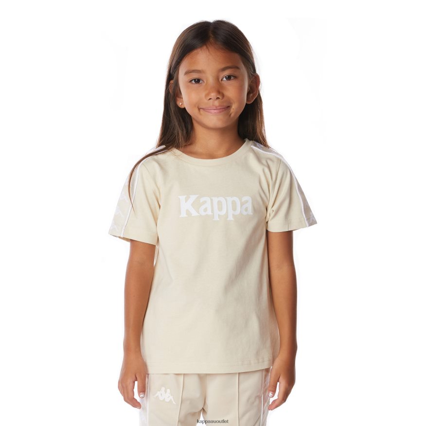 Kappa Kids Kids 222 Banda Torio T-Shirt Beige R0HPN8670