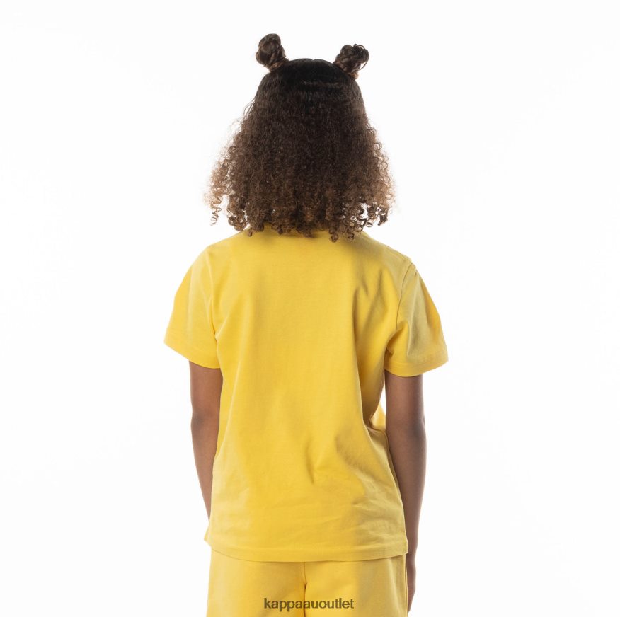 Kappa Kids Kids Authentic Esstesi T-Shirt Yellow Sand R0HPN8691