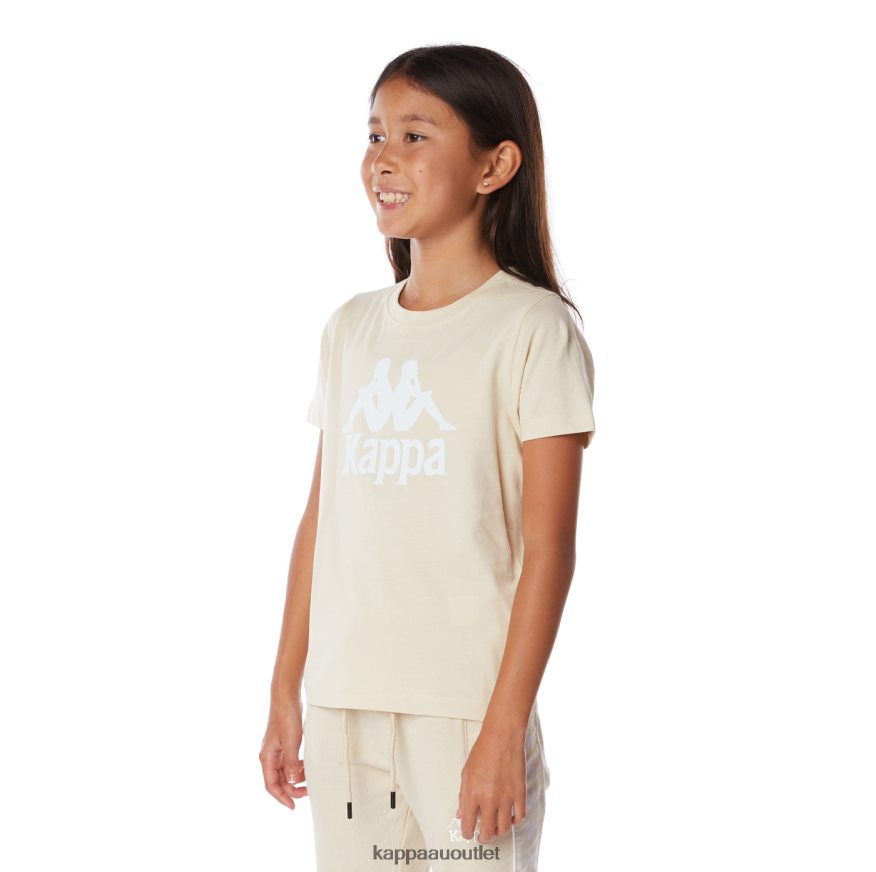 Kappa Kids Kids Authentic Estessi T-Shirt Beige R0HPN8667