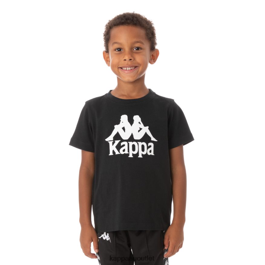 Kappa Kids Kids Authentic Estessi T-Shirt Black Smoke R0HPN8763