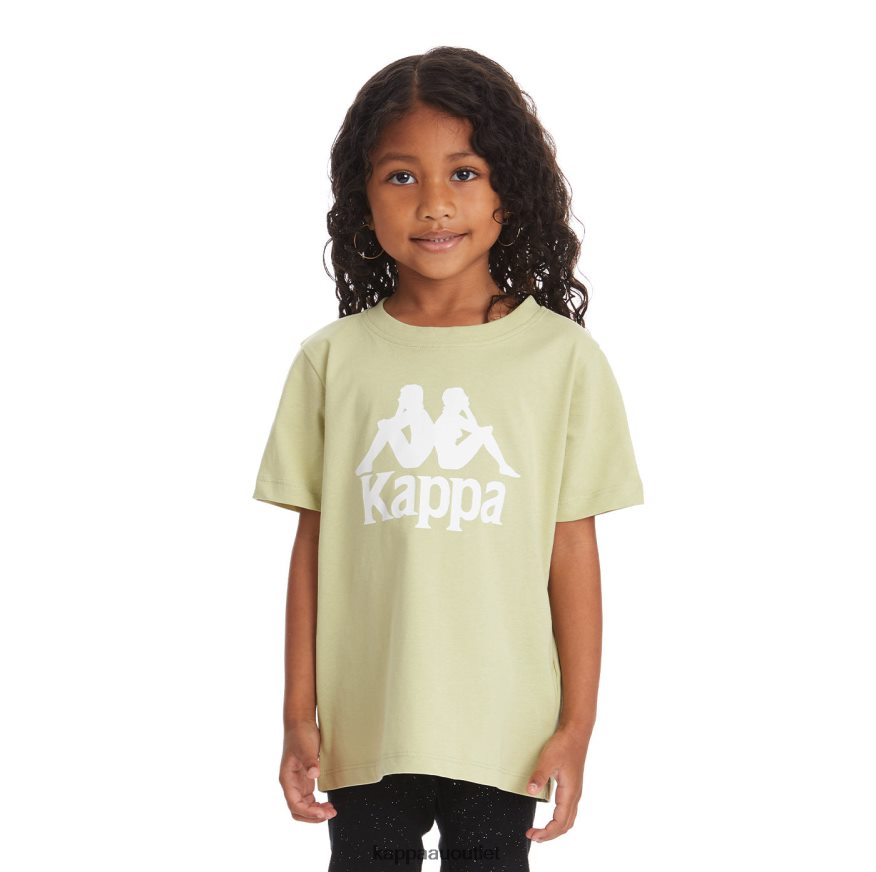 Kappa Kids Kids Authentic Estessi T-Shirt Green Sage R0HPN8744