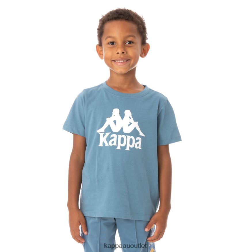 Kappa Kids Kids Authentic Estessi T-Shirt Light Blue R0HPN8761
