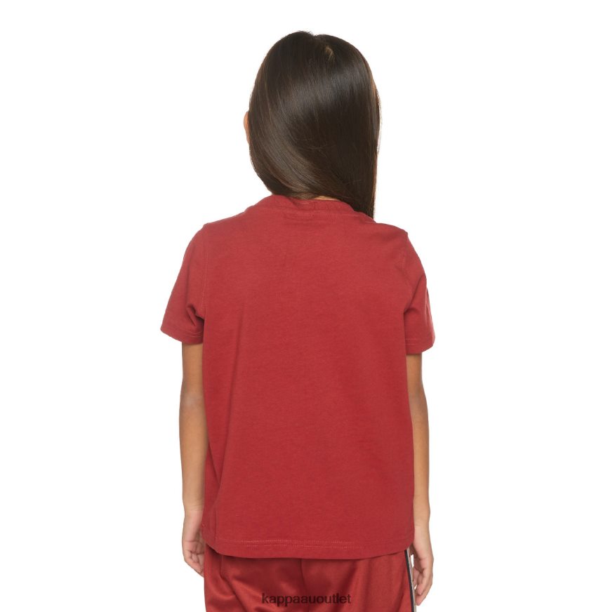 Kappa Kids Kids Authentic Estessi T-Shirt Maroon R0HPN8657