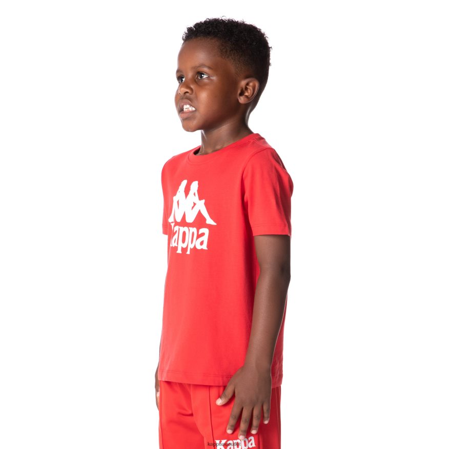 Kappa Kids Kids Authentic Estessi T-Shirt Red R0HPN8668