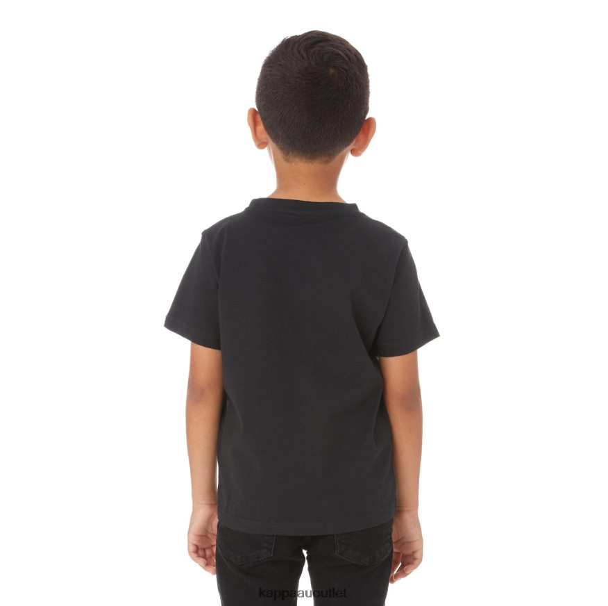 Kappa Kids Kids Authentic Franeker T-Shirt Black R0HPN8773