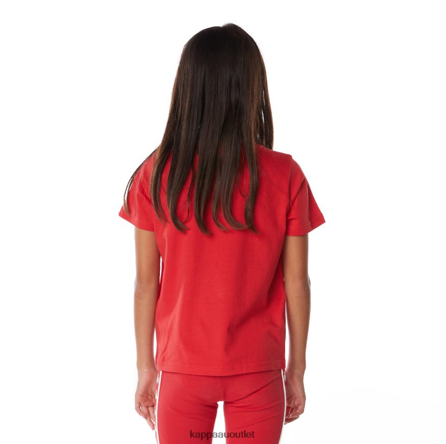Kappa Kids Kids Authentic Graphik Graphy T-Shirt Red R0HPN8664
