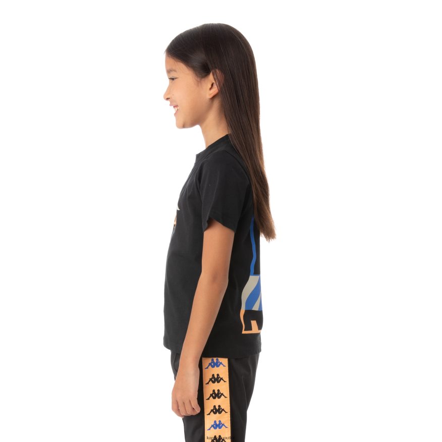 Kappa Kids Kids Authentic Molongio T-Shirt Black R0HPN8776